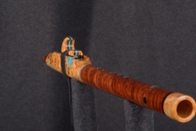 Yellow Cedar Burl Native American Flute, Minor, Mid A-4, #T6G (3)